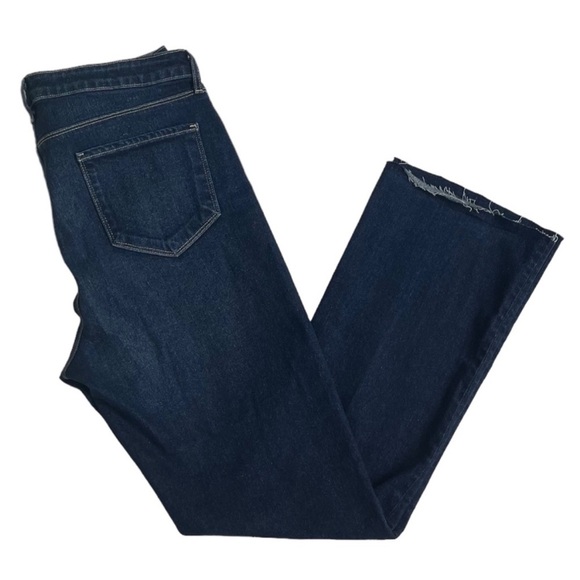 L'Agence Ruth High Rise Straight Jean in Gardenia Dark Wash - Picture 1 of 8